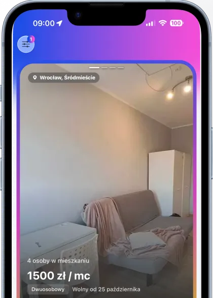 Ekran aplikacji RentFriends 3